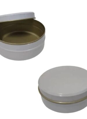 Beyaz Metal Mumluk Teneke Mumluklar-1