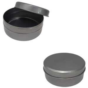 Gri Metal Mumluk Teneke Mumluklar-1