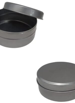 Gri Metal Mumluk Teneke Mumluklar-1