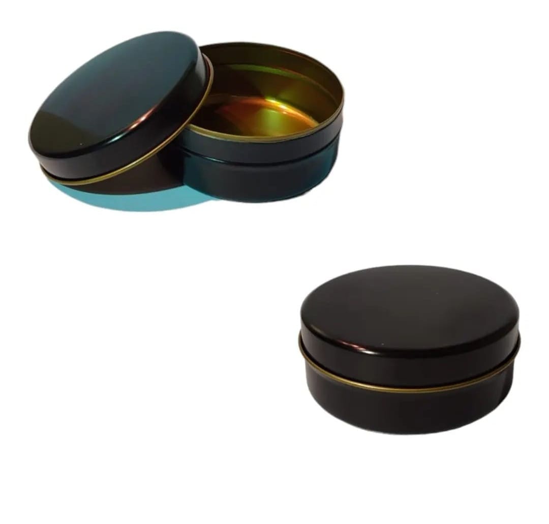 Siyah Metal Mumluk Teneke Mumluklar-1