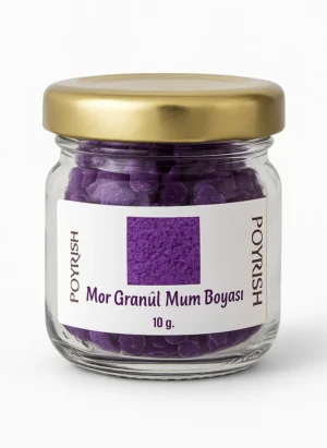 mor granül mum boyası 10 gr