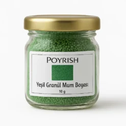 yeşil granül mum boyası 10 gr