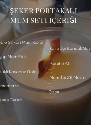 şeker portakalı candeless set içeriği