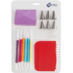 18 Parça Krema Mum - Esnek Mum Yapım Seti