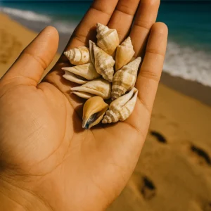 deniz kabuğu büyük karışık desen 10lu