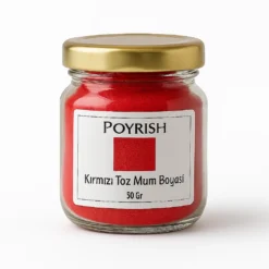 kırmızı toz mum boyası 50 gr