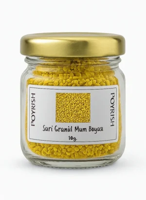 sarı granül mum boyası 10 gr