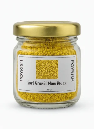 sarı granül mum boyası 50 gr