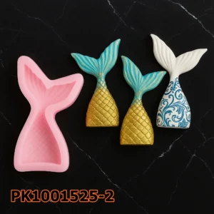 Silikon Kalıp Mum Kalıbı – Deniz Kızı Kuyruk Büyük