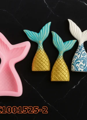 Silikon Kalıp Mum Kalıbı – Deniz Kızı Kuyruk Büyük