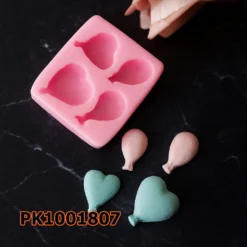 Silikon Kalıp Mum Kalıbı – 4lü Minik Balon