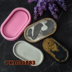 Silikon Kalıp Mum Kalıbı – Oval Taban