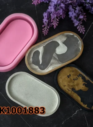 Silikon Kalıp Mum Kalıbı – Oval Taban