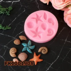 Silikon Kalıp Mum Kalıbı – Minik Deniz Kabuğu Objeler