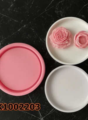 Silikon Kalıp Mum Kalıbı – Yuvarlak Taban Sunumluk