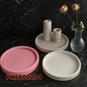 Silikon Kalıp Mum Kalıbı – Büyük Yuvarlak Taban Sunumluk