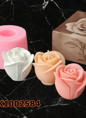 Silikon Kalıp Mum Kalıbı – Gonca Gül