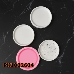 Silikon Kalıp Mum Kalıbı – Yuvarlak Altlık