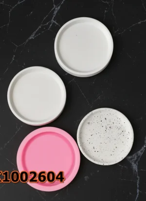 Silikon Kalıp Mum Kalıbı – Yuvarlak Altlık