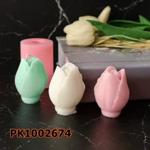 Silikon Kalıp Mum Kalıbı – Kapalı Lale