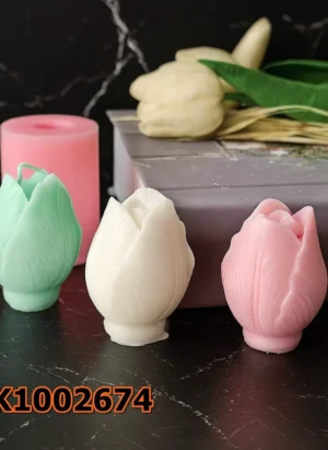 Silikon Kalıp Mum Kalıbı – Kapalı Lale