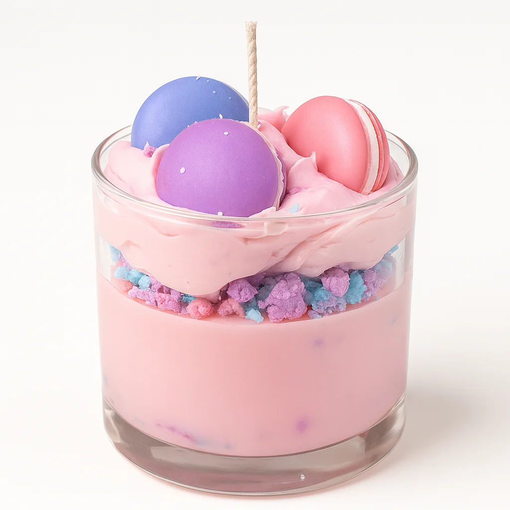 makaron krema mum yapım seti makaron krema mum yapım seti