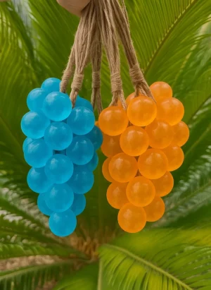 salkım üzüm sabun yapım seti mavi turuncu