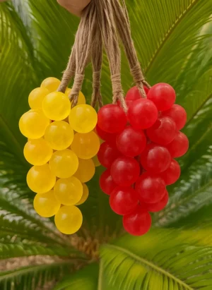 salkım üzüm sabun yapım seti sarı kırmızı