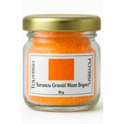 turuncu granül mum boyası 10 gr