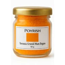 turuncu granül mum boyası 50 gr
