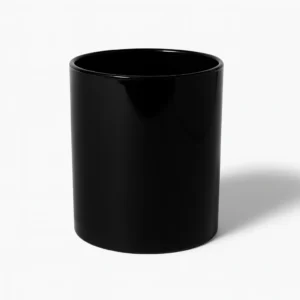 Renkli Cam Bardak İkonik - Opak Siyah 5321-OP