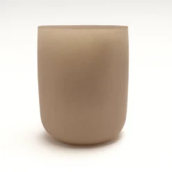 Renkli Cam Bardak İkonik – Mat Açık Kahve 138-Q – 4737 TQ