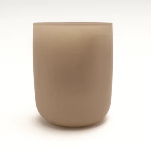 Renkli Cam Bardak İkonik - Mat Açık Kahve 138-Q - 4737 TQ