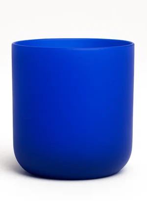 Renkli Cam Bardak İkonik - Mat Koyu Mavi 131-Q