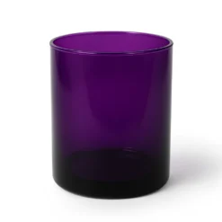 Renkli Cam Bardak İkonik – Transparan Mor 4307