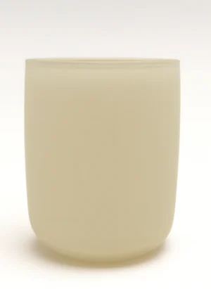 Renkli Cam Bardak İkonik - Mat Opak Krem 1013-TQ