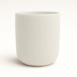 Renkli Cam Bardak İkonik - Mat Opak Beyaz 4737-TQ