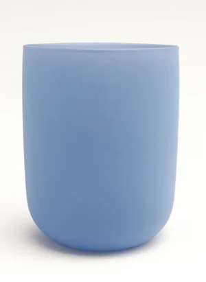 Renkli Cam Bardak İkonik - Bebe Mavi 1605-Q