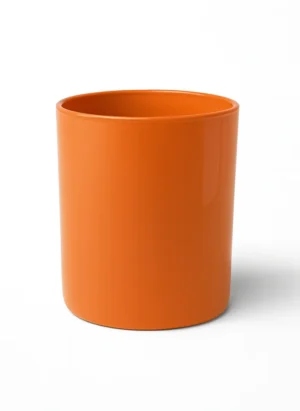 Renkli Cam Bardak İkonik - Opak Turuncu 142 OP