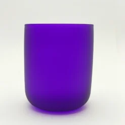 Renkli Cam Bardak İkonik - Mat Mor 218131-Q