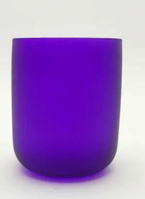 Renkli Cam Bardak İkonik - Mat Mor 218131-Q