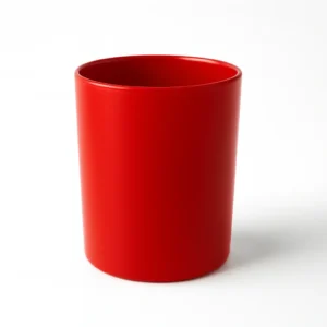 Renkli Cam Bardak İkonik - Mat Opak Kırmızı 4960 TQ