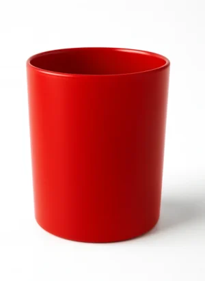 Renkli Cam Bardak İkonik - Mat Opak Kırmızı 4960 TQ