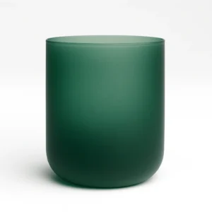 Renkli Cam Bardak İkonik - Mat Yeşil 144-Q