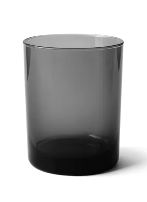 Renkli Cam Bardak İkonik - Transparan Siyah KOD YOK