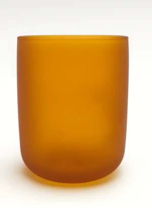 Renkli Cam Bardak İkonik - Mat Bal Sarı 133-Q