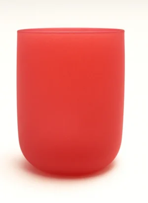 Renkli Cam Bardak İkonik - Mat Opak Pembe 4957-Q