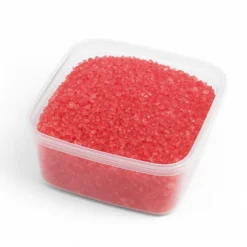 renkli cam mum süsleme malzemesi KIRMIZI