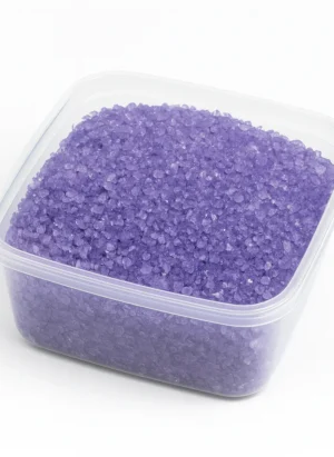 renkli cam mum süsleme malzemesi mor