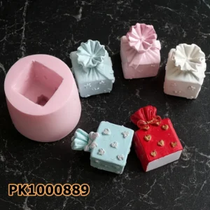 PK1000889 - Silikon Kalıp Mum Kalıbı - Hediye Paketi
